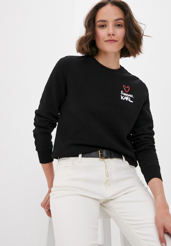 

Свитшот Karl Lagerfeld, Черный, Karl Lagerfeld KA025EWJSJS6