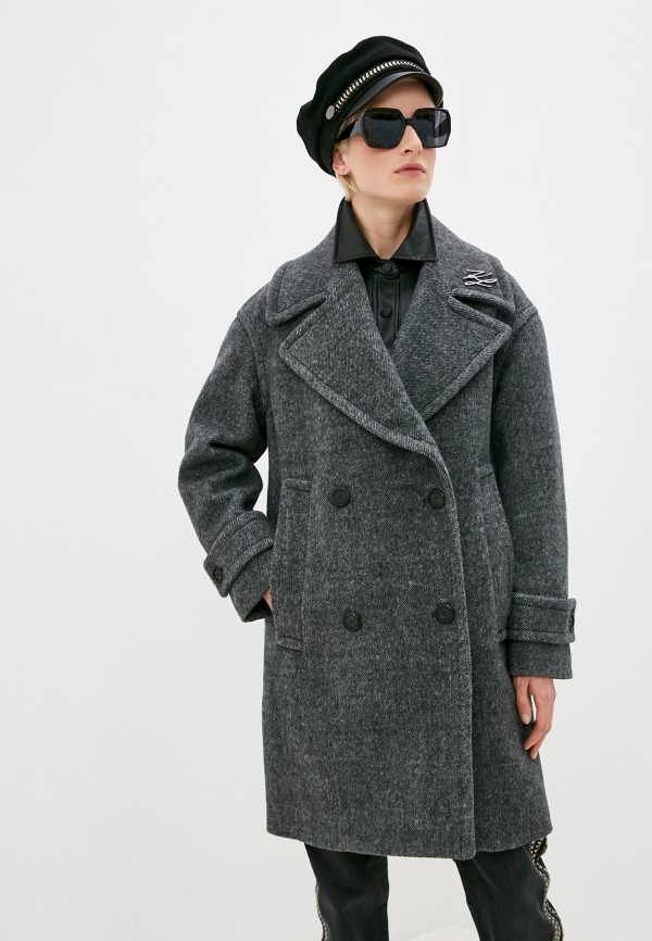 

Пальто Karl Lagerfeld, Серый