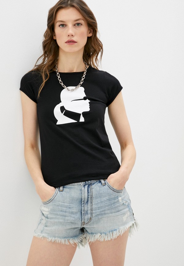 

Футболка Karl Lagerfeld, Черный, Karl Lagerfeld KA025EWLQNC7