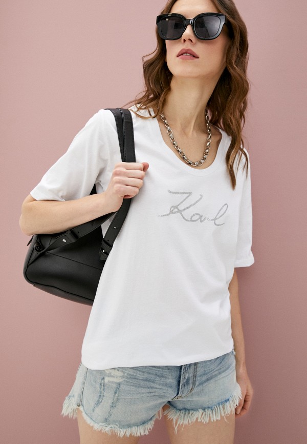 

Футболка Karl Lagerfeld, Белый, Karl Lagerfeld KA025EWLQNC8