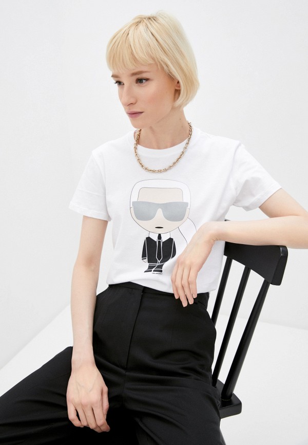 

Футболка Karl Lagerfeld, Белый, IKONIK