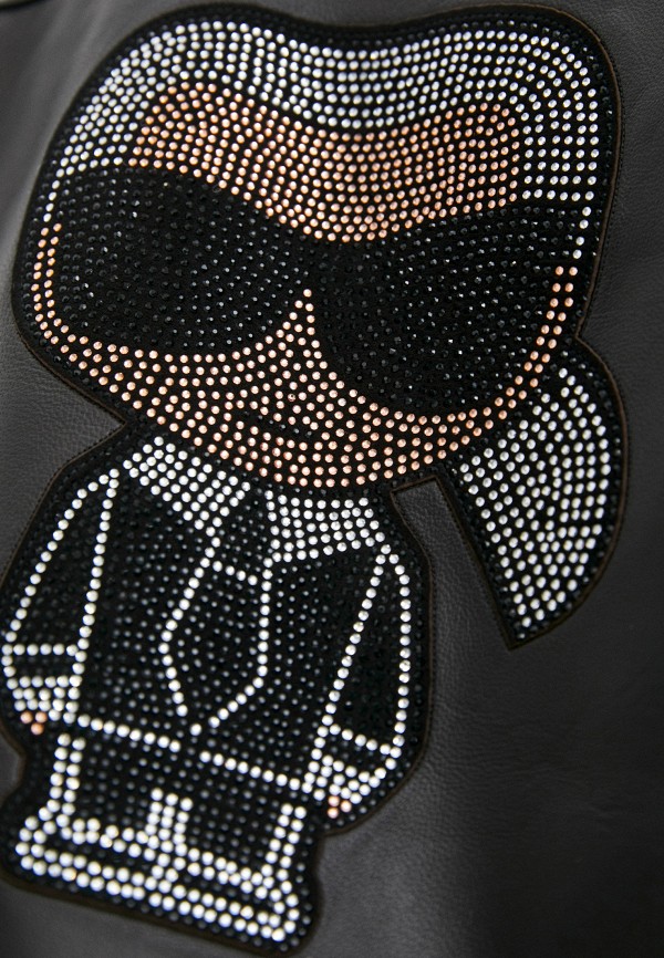 

Куртка кожаная Karl Lagerfeld, Черный, Karl Lagerfeld KA025EWLRKS2