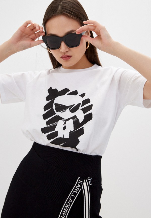 

Футболка Karl Lagerfeld, Белый, IKONIK