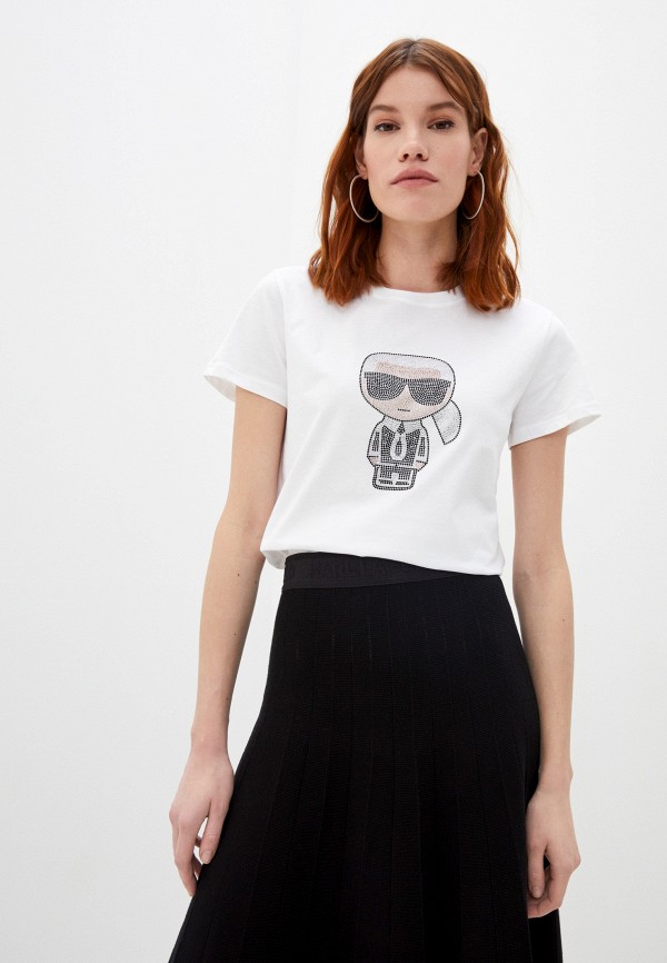 

Футболка Karl Lagerfeld, Белый, IKONIK