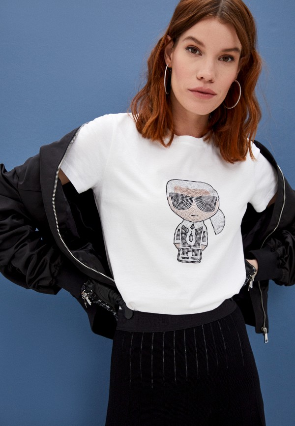 

Футболка Karl Lagerfeld, Белый, IKONIK
