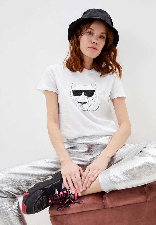 

Футболка Karl Lagerfeld, Белый, IKONIK