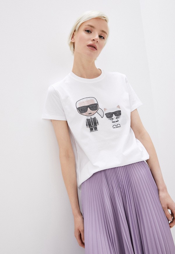 

Футболка Karl Lagerfeld, Белый, IKONIK