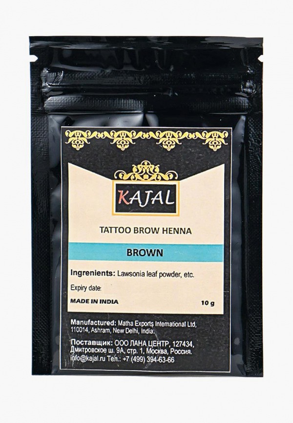 

Тени для бровей Kajal, Коричневый, с эффектом татуажа, коричневые, 10 г