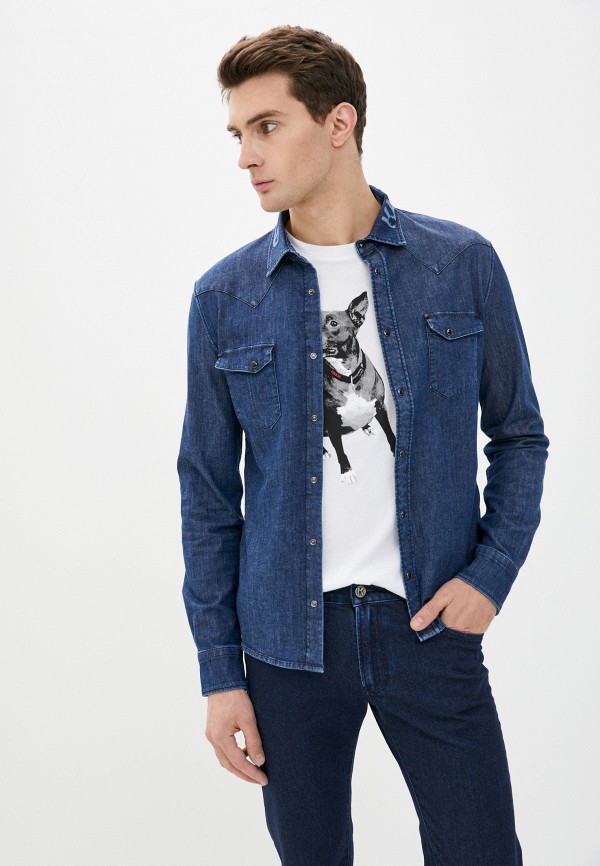 

Рубашка джинсовая Karl Lagerfeld Denim, Синий