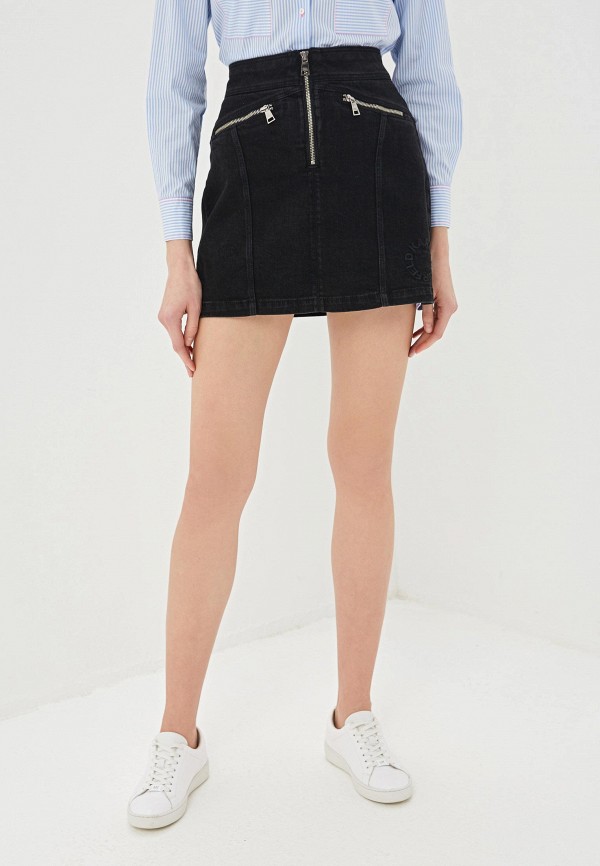 

Юбка джинсовая Karl Lagerfeld Denim, Черный
