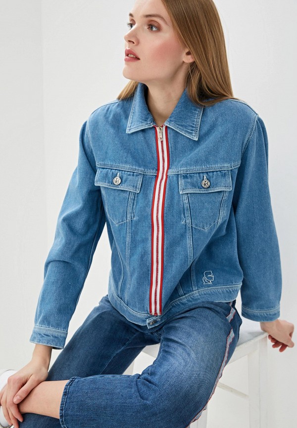

Куртка джинсовая Karl Lagerfeld Denim, Голубой