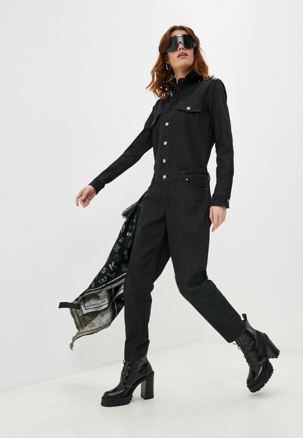 

Комбинезон джинсовый Karl Lagerfeld Denim, Черный