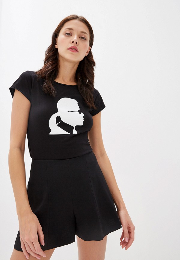 

Футболка Karl Lagerfeld Beachwear, Черный