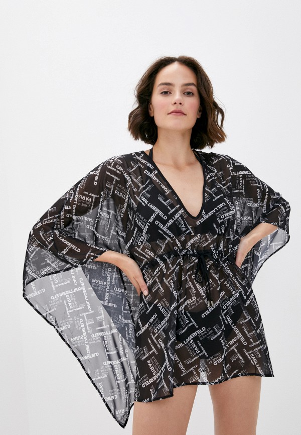 

Туника пляжная Karl Lagerfeld Beachwear, Черный