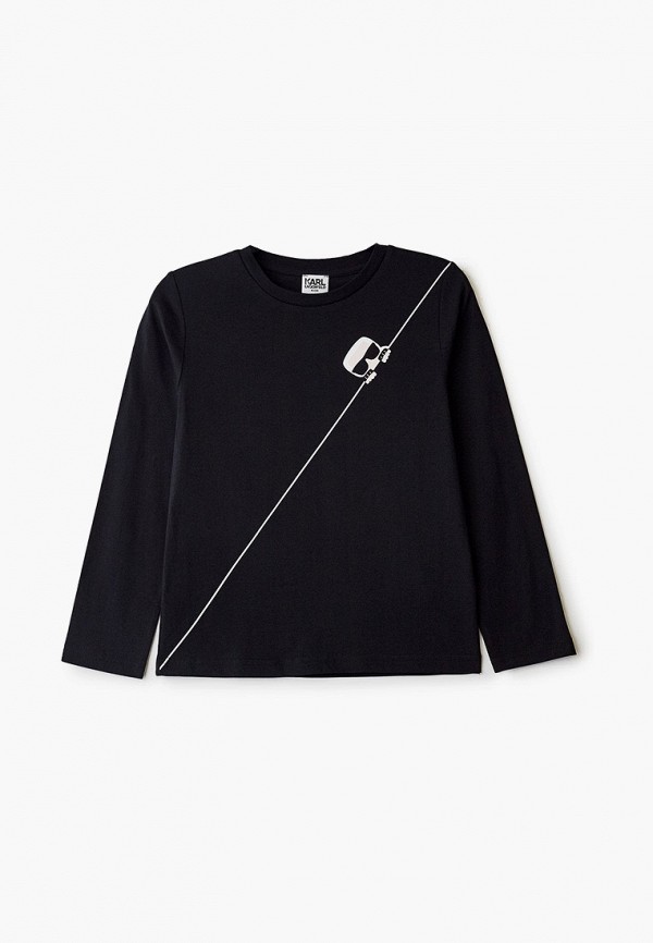 

Лонгслив Karl Lagerfeld Kids, Черный