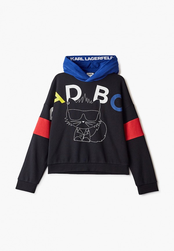 

Худи Karl Lagerfeld Kids, Черный