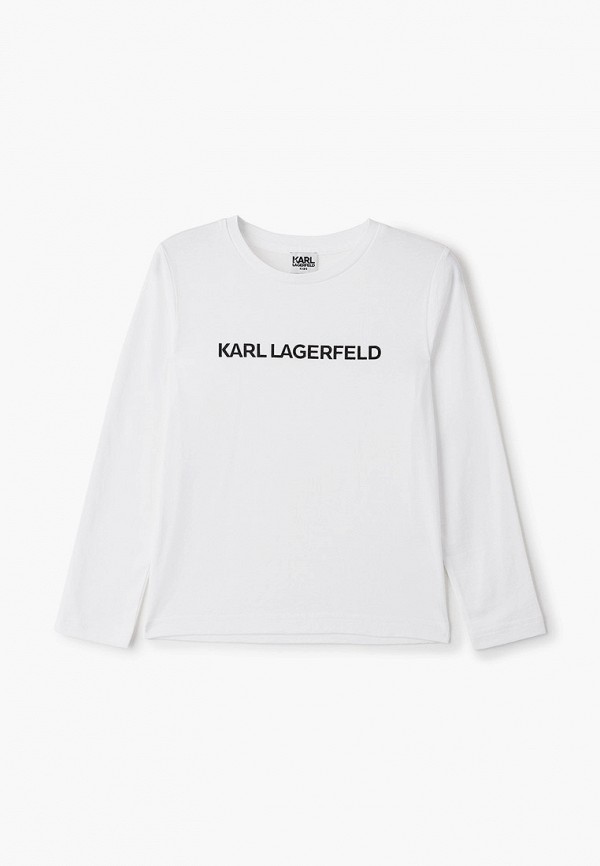 

Лонгслив Karl Lagerfeld Kids, Белый