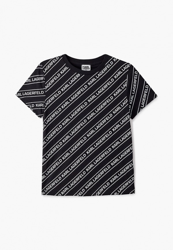 

Футболка Karl Lagerfeld Kids, Черный