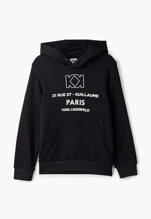 

Худи Karl Lagerfeld Kids, Черный