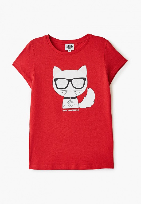 

Футболка Karl Lagerfeld Kids, Красный