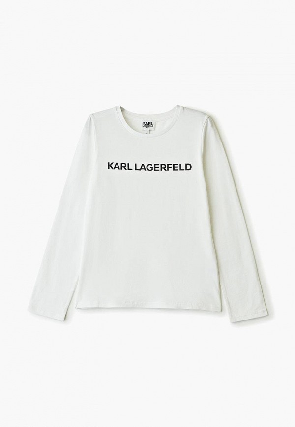 

Лонгслив Karl Lagerfeld Kids, Белый