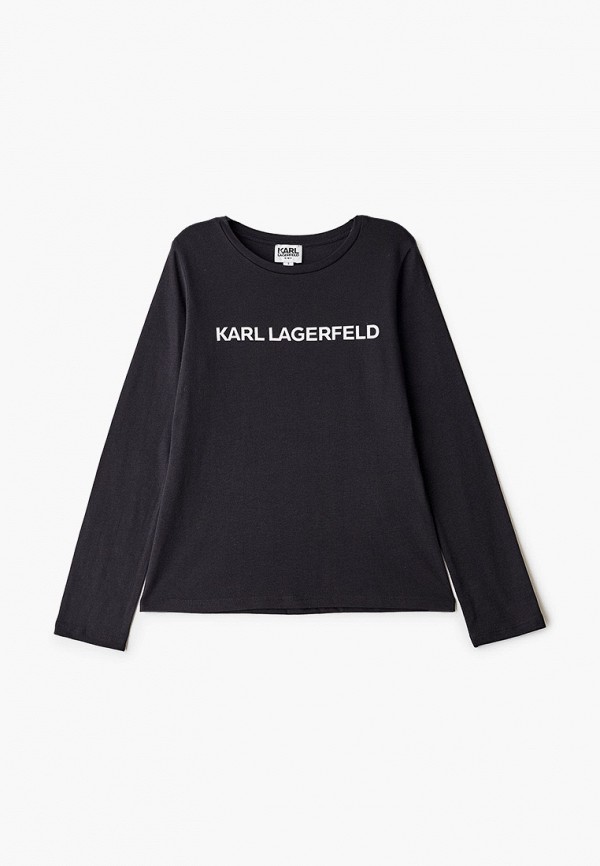 

Лонгслив Karl Lagerfeld Kids, Черный