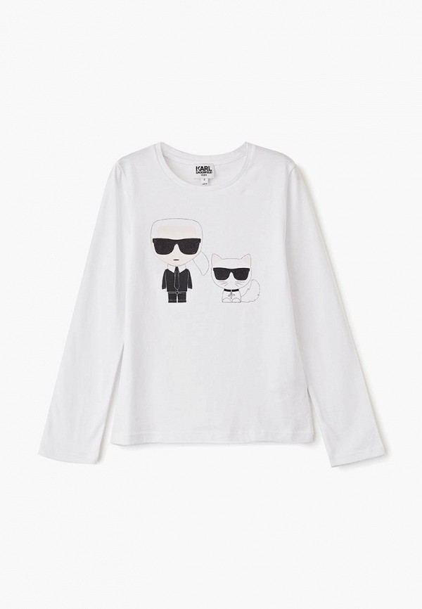 

Лонгслив Karl Lagerfeld Kids, Белый