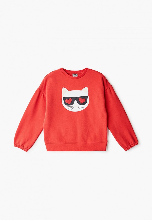 

Свитшот Karl Lagerfeld Kids, Красный