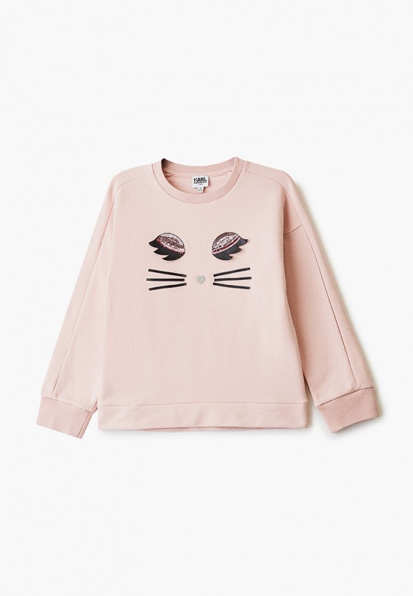 

Свитшот Karl Lagerfeld Kids, Розовый