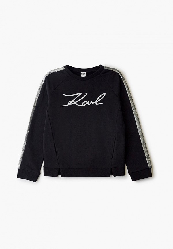 

Свитшот Karl Lagerfeld Kids, Черный