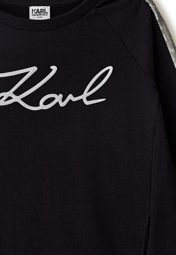 

Свитшот Karl Lagerfeld Kids, Черный
