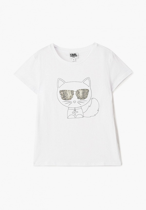 

Футболка Karl Lagerfeld Kids, Белый