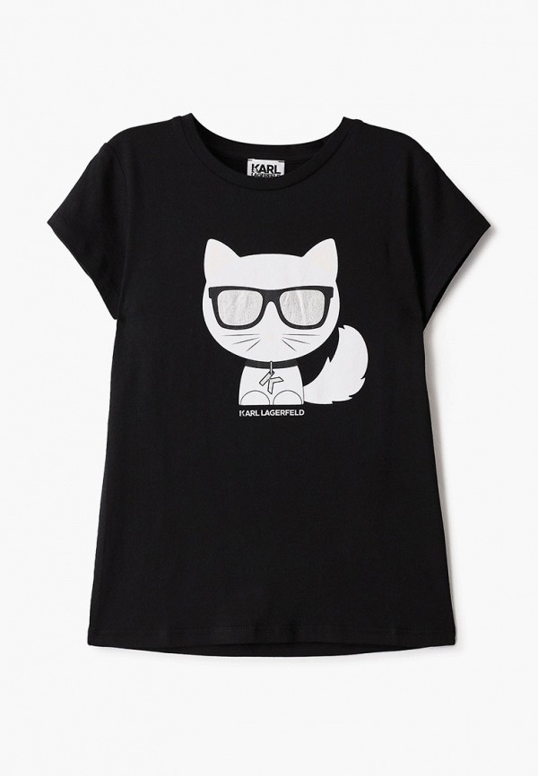 

Футболка Karl Lagerfeld Kids, Черный