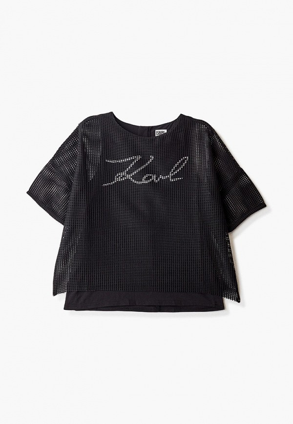 

Футболка Karl Lagerfeld Kids, Черный