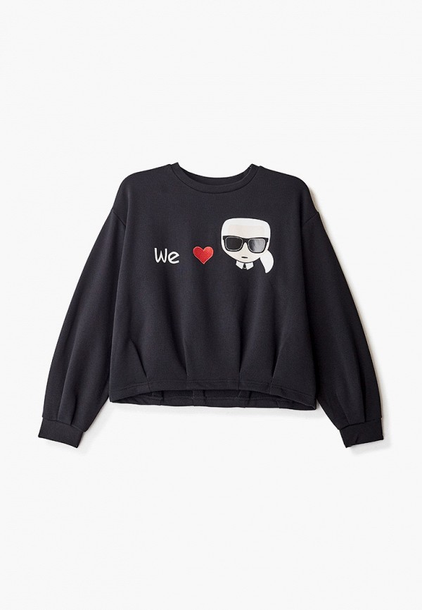 

Свитшот Karl Lagerfeld Kids, Черный