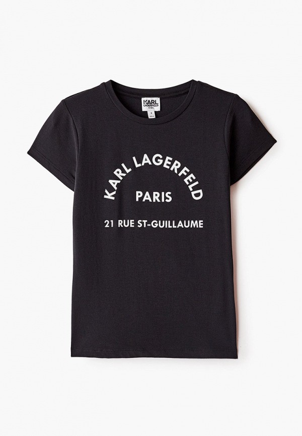 

Футболка Karl Lagerfeld Kids, Черный