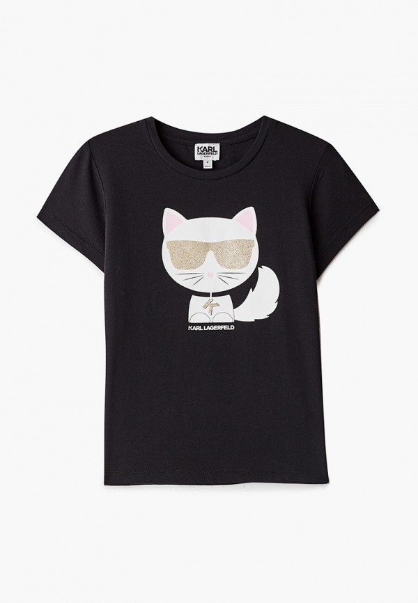 

Футболка Karl Lagerfeld Kids, Черный