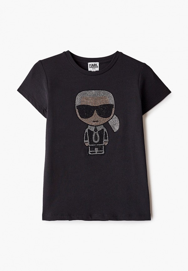 

Футболка Karl Lagerfeld Kids, Черный