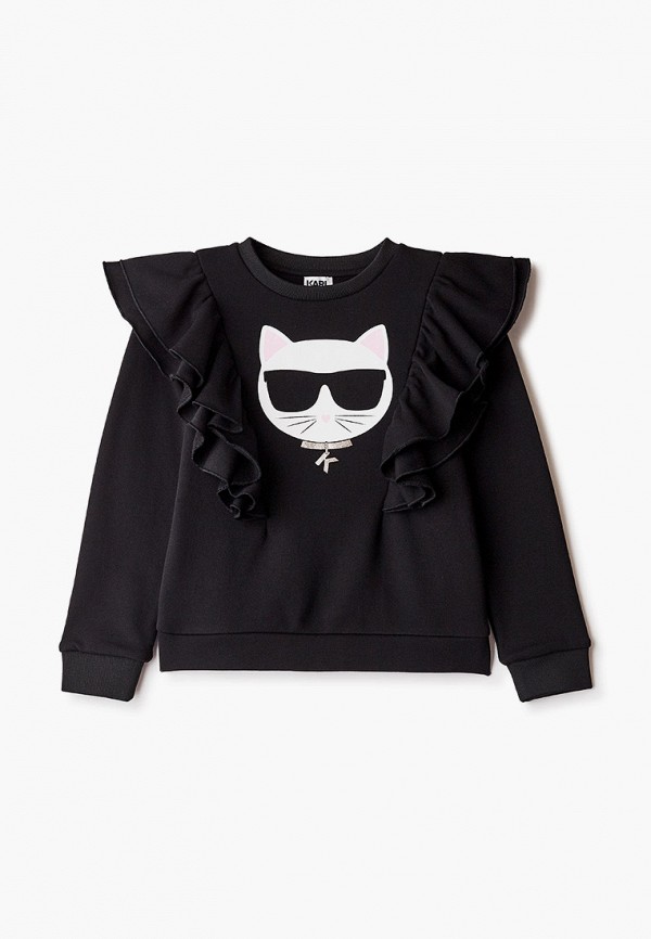 

Свитшот Karl Lagerfeld Kids, Черный