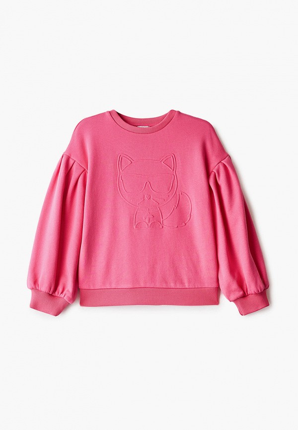 

Свитшот Karl Lagerfeld Kids, Розовый