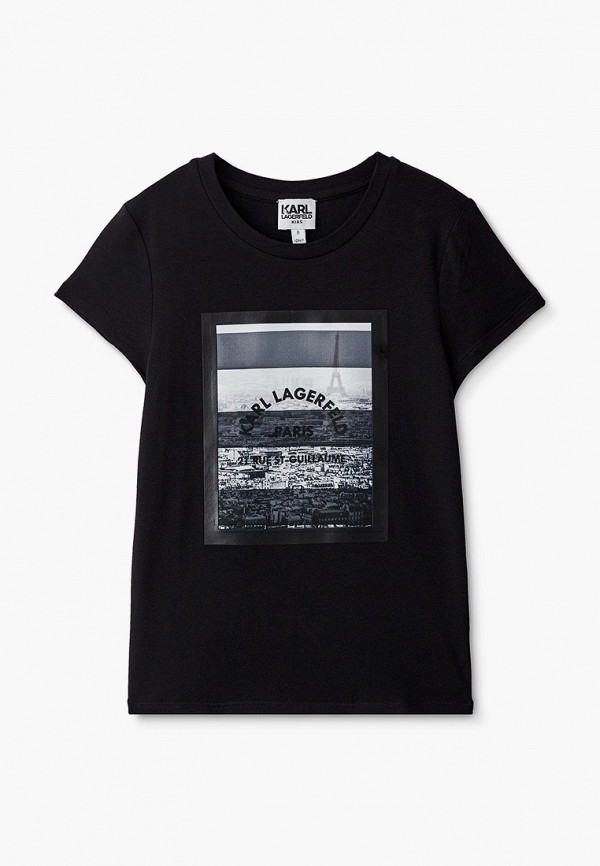 

Футболка Karl Lagerfeld Kids, Черный