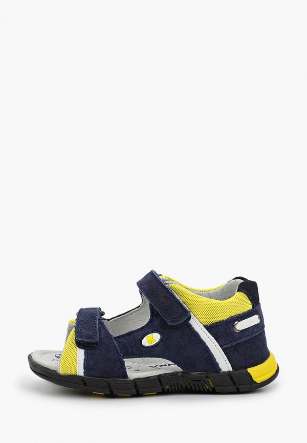 Сандалии для мальчика Kenkä IMA_1005-1_navy-yellow