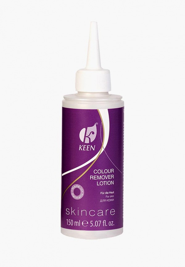 

Средство для удаления краски с кожи Keen, Прозрачный, KEEN COLOUR REMOVER LOTION, 150 мл