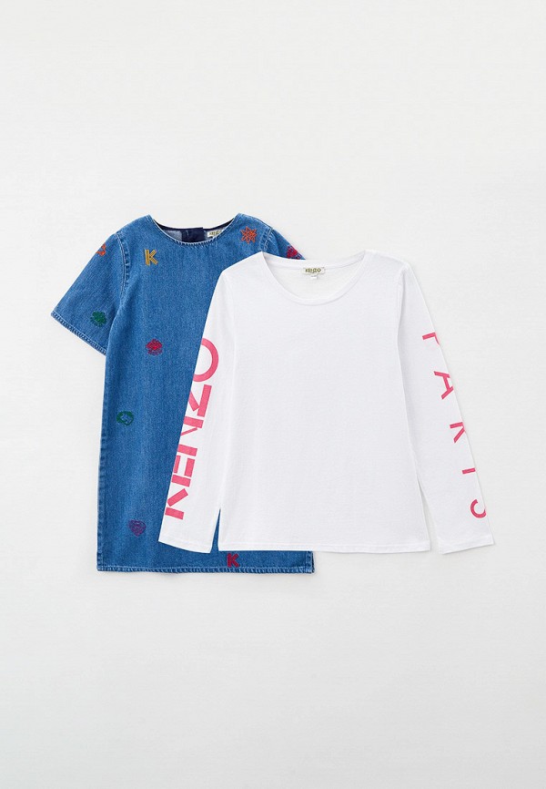 

Платье и лонгслив Kenzo, Разноцветный