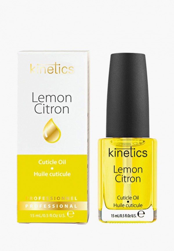 

Масло для ногтей и кутикулы Kinetics, Прозрачный, "Lemon" 0,5 oz./15 мл