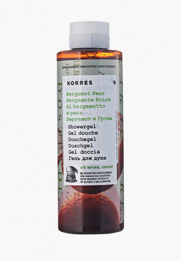 

Гель для душа Korres, Белый, бергамот и груша 250 мл