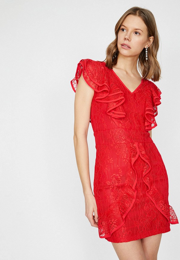 

Платье Koton, Красный, Koton KO008EWJMOA7