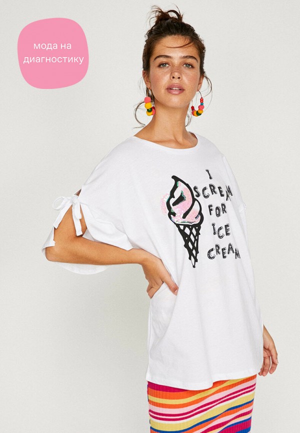 

Футболка Koton, Белый, Koton KO008EWKWGH5