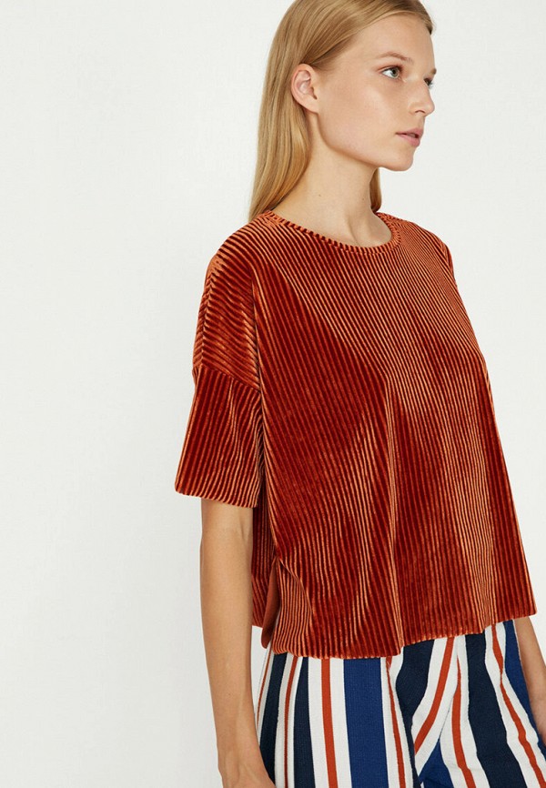 

Футболка Koton, Коричневый, Koton KO008EWKWVD1