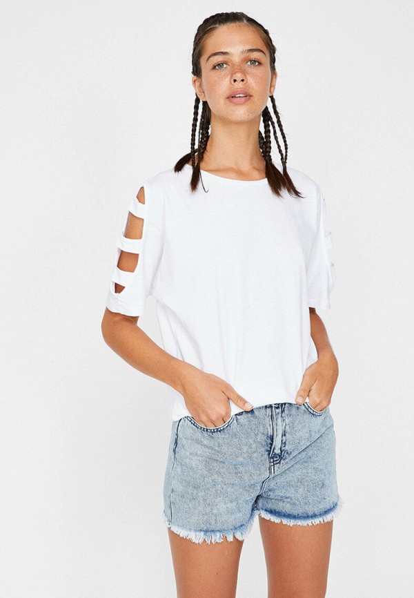 

Футболка Koton, Белый, Koton KO008EWKWWB4